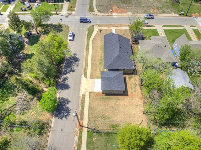 bird's eye view featuring a residential view
