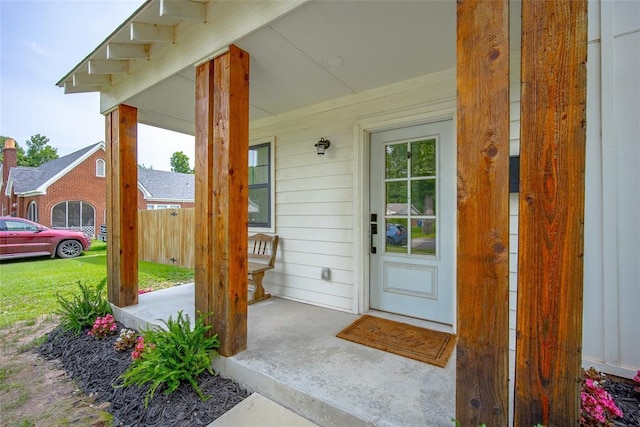 1027 S 7th St, Chickasha, OK 73018 - entrance to property with covered porch