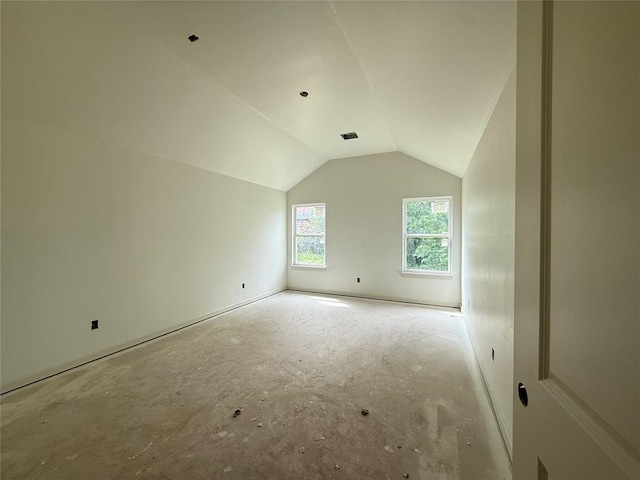 3438 NW 178th Ter, Edmond, OK 73012 - additional living space featuring vaulted ceiling