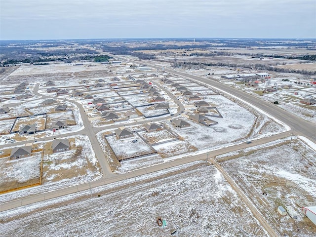 aerial view featuring a residential view