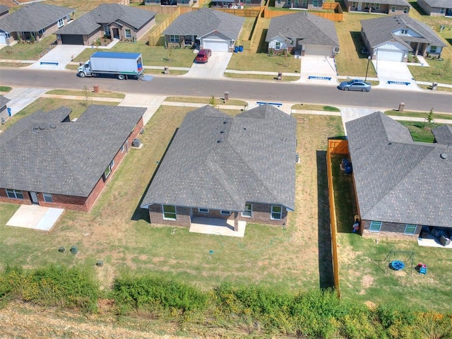 bird's eye view featuring a residential view