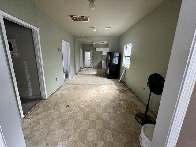 hallway with visible vents