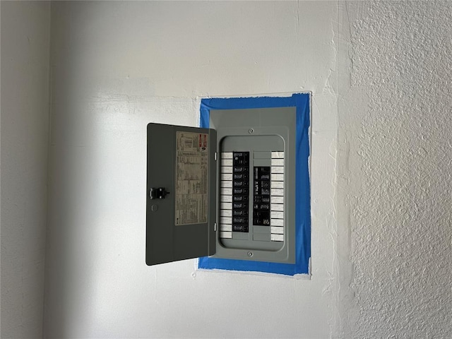 utility room with electric panel