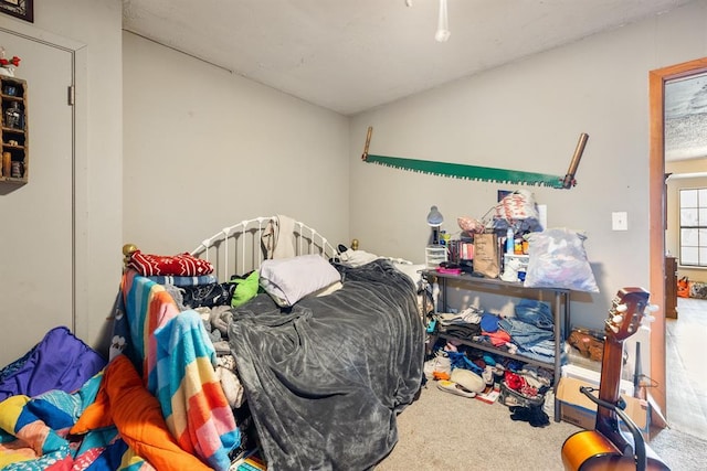 bedroom featuring carpet flooring