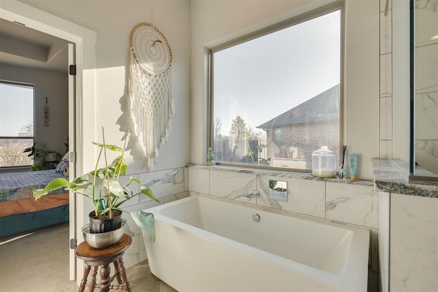 bathroom with a bathtub and ensuite bath