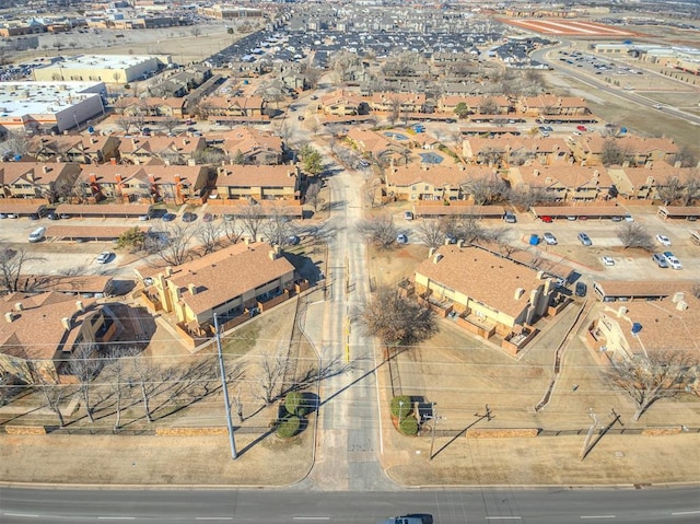 aerial view featuring a residential view