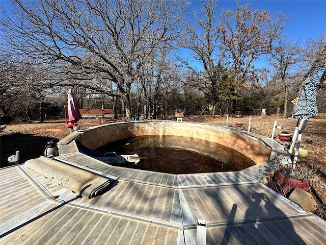 view of pool