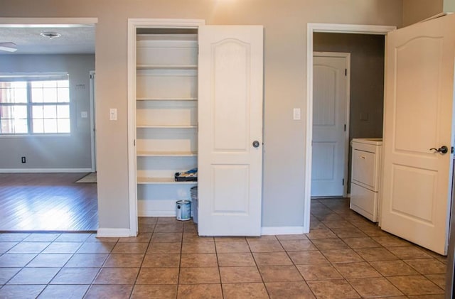 closet with washer / dryer