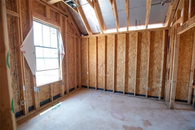 9241 NW 86th St, Yukon, OK 73099 - miscellaneous room with lofted ceiling