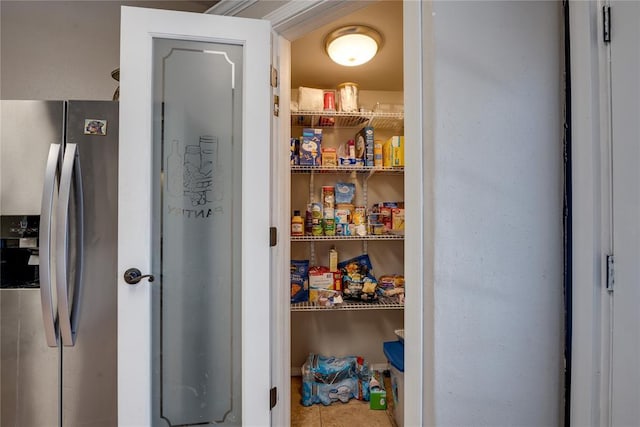 view of pantry