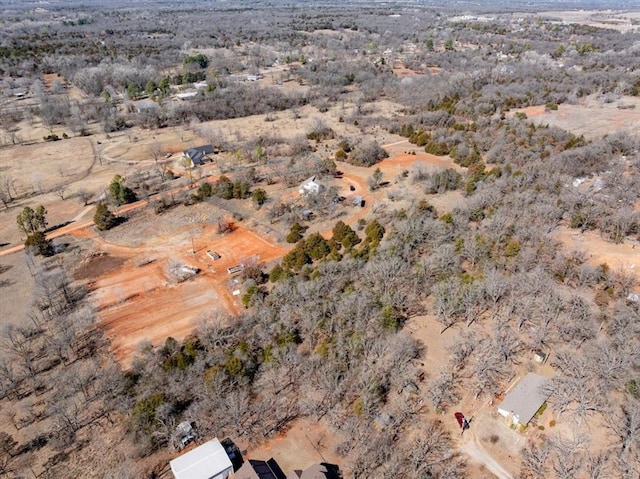 bird's eye view featuring view of desert