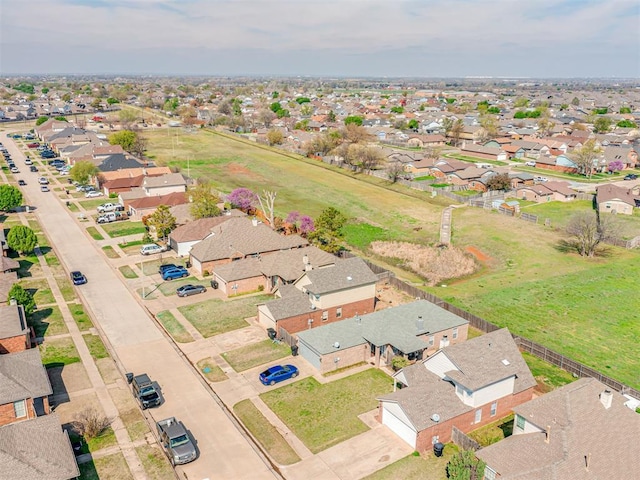 drone / aerial view featuring a residential view