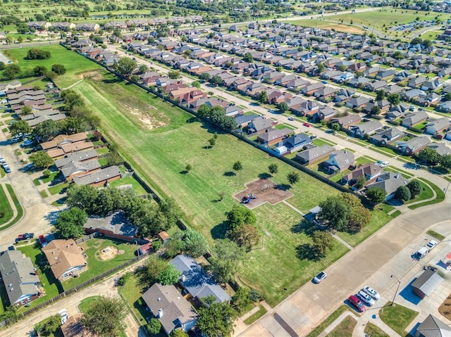 aerial view featuring a residential view