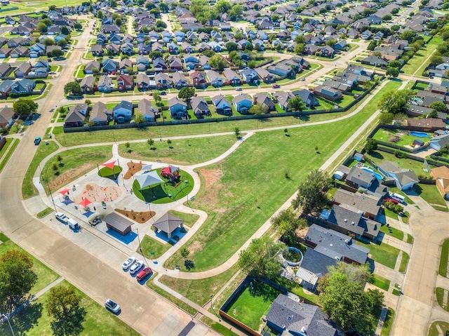 drone / aerial view featuring a residential view