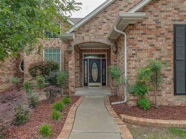 16632 Parkhurst Rd, Edmond, OK 73012 - entrance to property featuring brick siding