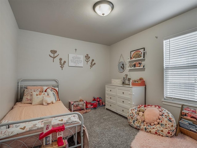 bedroom featuring carpet flooring