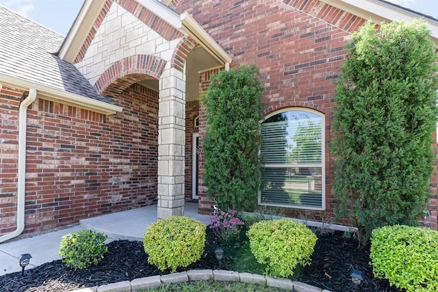1412 Reid Pryor Rd, Norman, OK 73072 - property entrance with brick siding