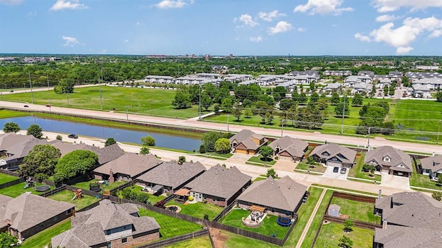1412 Reid Pryor Rd, Norman, OK 73072 - aerial perspective of suburban area with a large body of water