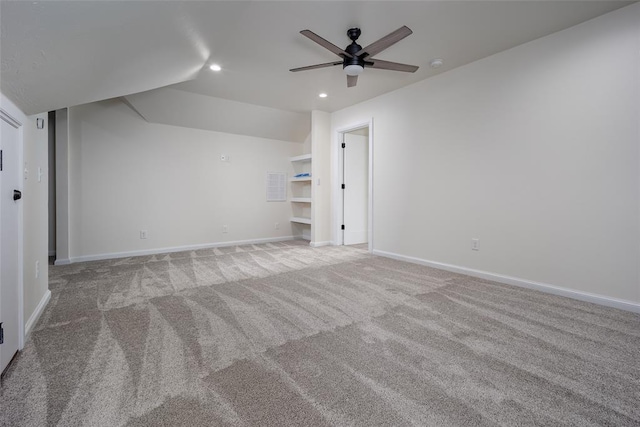 3520 SW 123rd Pl, Oklahoma City, OK 73170 - interior space with baseboards, carpet, visible vents, and recessed lighting