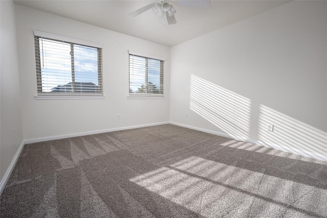 3520 SW 123rd Pl, Oklahoma City, OK 73170 - carpeted spare room with a ceiling fan and baseboards