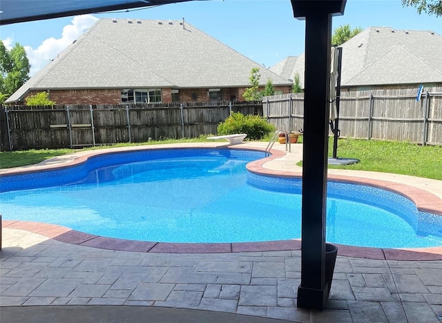 3520 SW 123rd Pl, Oklahoma City, OK 73170 - view of pool with a patio, a fenced backyard, and a fenced in pool