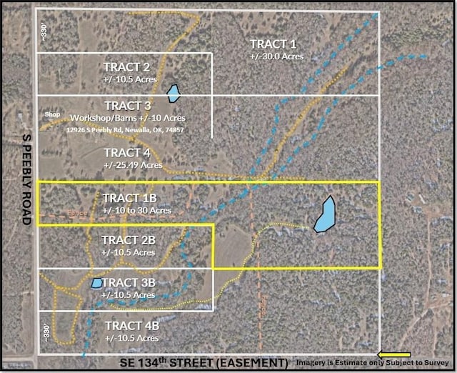 12724 S Peebly Rd Unit Tract1B, Newalla, OK 74857