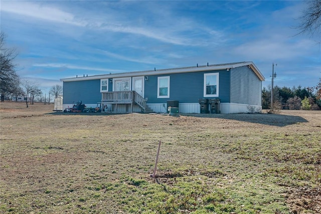 view of back of property