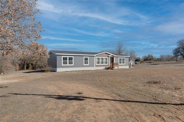 view of manufactured / mobile home