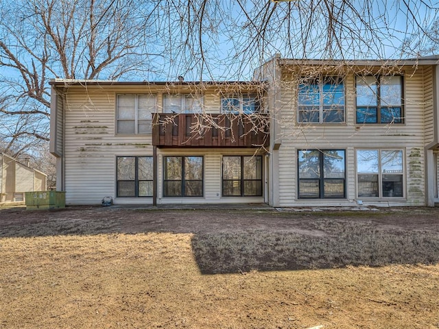 view of rear view of property