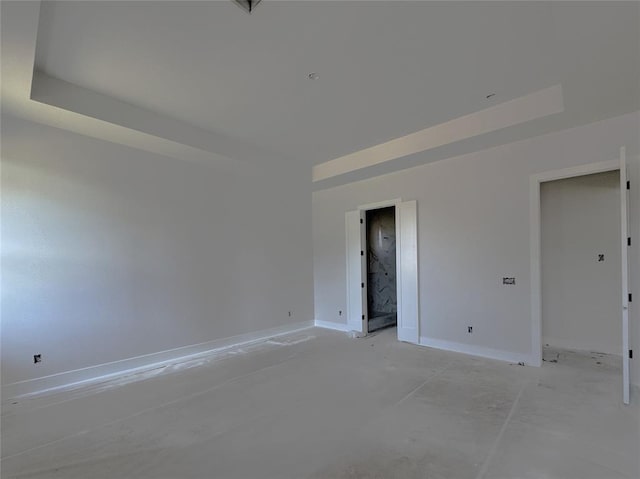6409 NW 153rd St, Edmond, OK 73013 - unfurnished room featuring baseboards and unfinished concrete flooring