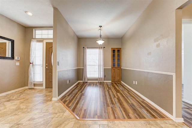 entrance foyer with baseboards