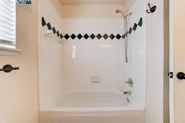 full bathroom featuring  shower combination