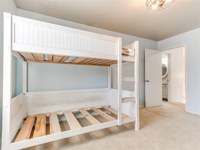 unfurnished bedroom with carpet flooring