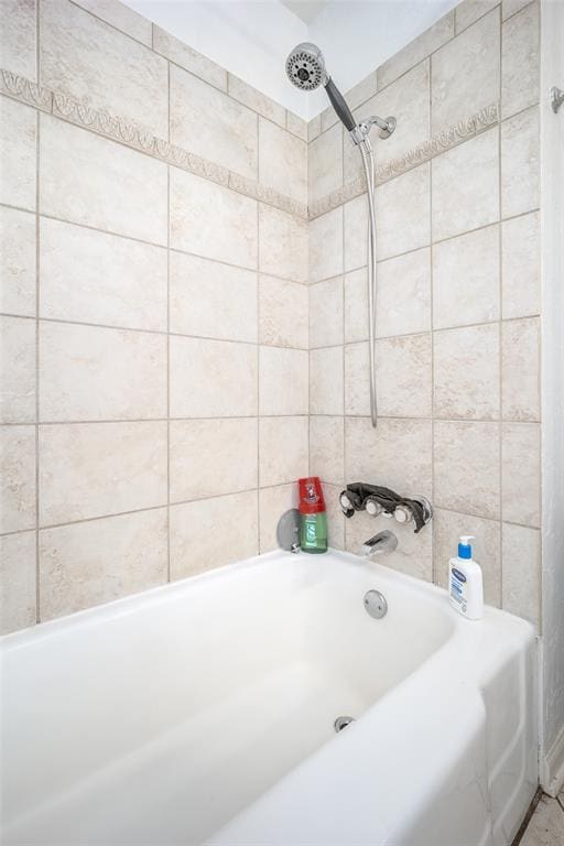 bathroom featuring tub / shower combination