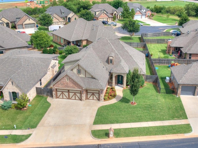 birds eye view of property featuring a residential view