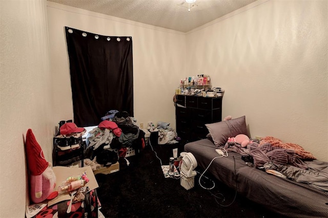 bedroom featuring carpet flooring