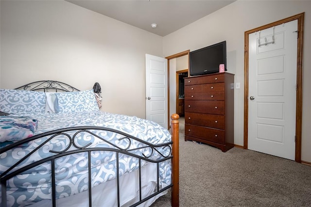 bedroom with carpet flooring