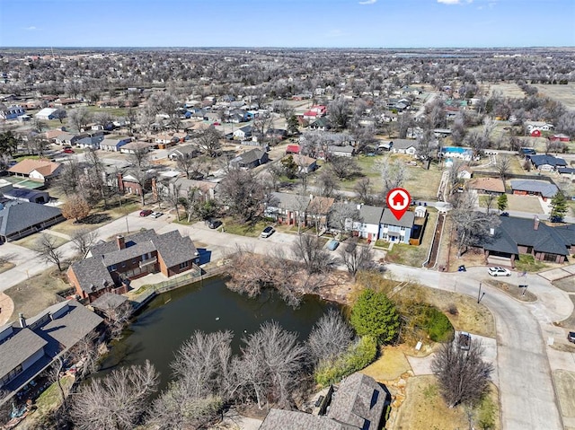 birds eye view of property featuring a residential view