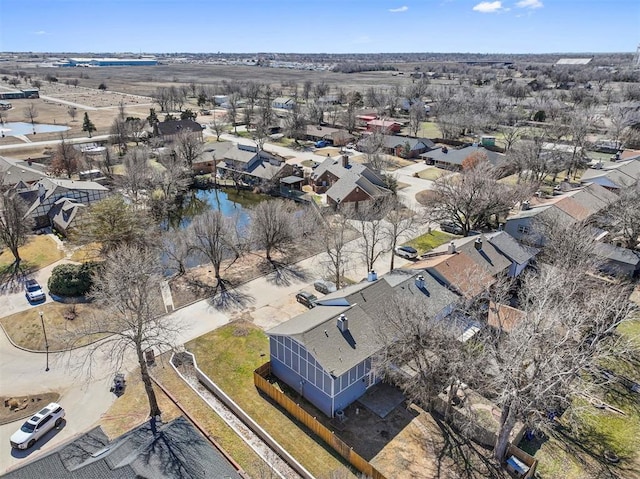 drone / aerial view featuring a residential view