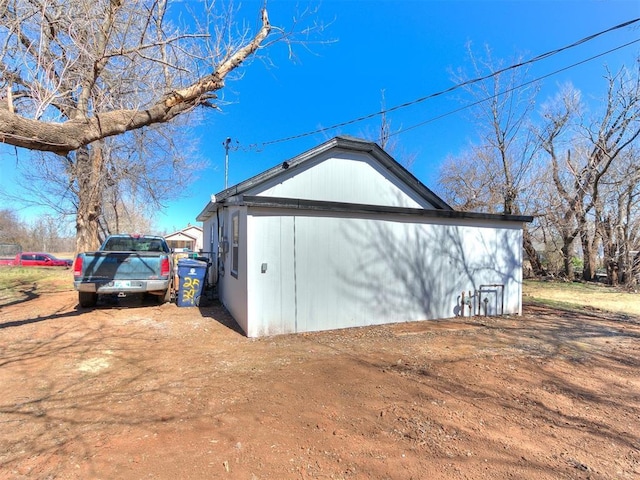 view of home's exterior