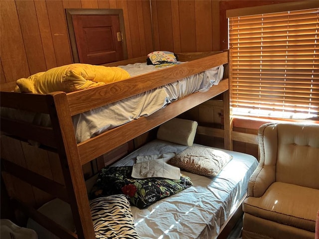 22 W Shore Dr, Arcadia, OK 73007 - bedroom with wood walls