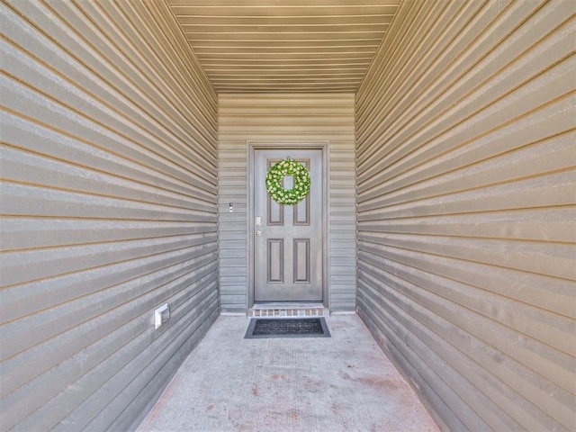 view of property entrance