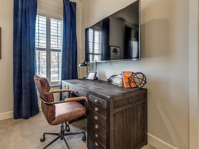 39 Boulevard, Carlton Landing, OK 74432 - home office featuring baseboards and carpet flooring