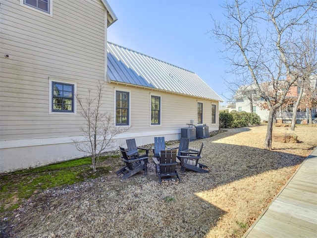 39 Boulevard, Carlton Landing, OK 74432 - rear view of house with metal roof and central AC unit