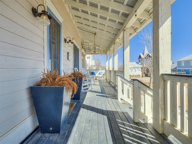 39 Boulevard, Carlton Landing, OK 74432 - view of deck