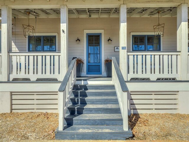 39 Boulevard, Carlton Landing, OK 74432 - property entrance featuring covered porch
