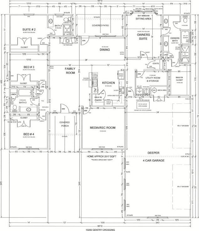 10200 Gentry Xing, Oklahoma City, OK 73169 - plan