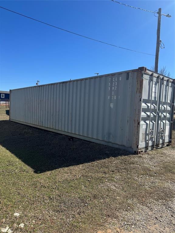 view of outbuilding with an outbuilding