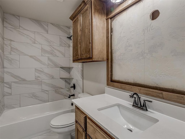 10124 Gentry Xing, Oklahoma City, OK 73169 - full bathroom featuring vanity and  shower combination