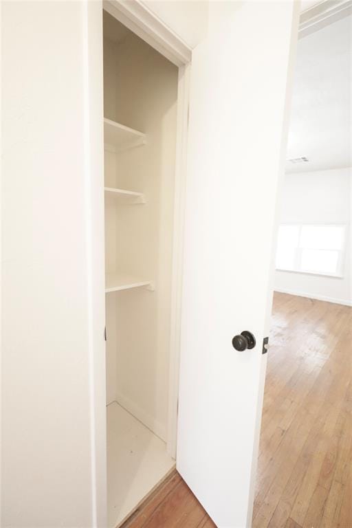 view of closet